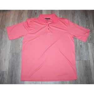 Pebble Beach Golf Shirt Size XL Salmon Pinks Polo Shirt